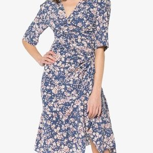 Isabel Marant Blue Silk Brodie Dress